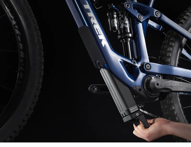 Trek Fuel EXE 9.7 SLX/XT Electric Mountain Bike in Mulsanne Blue-4